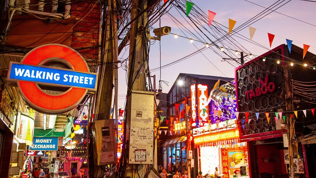 Walking Street in Pattaya, Thailand