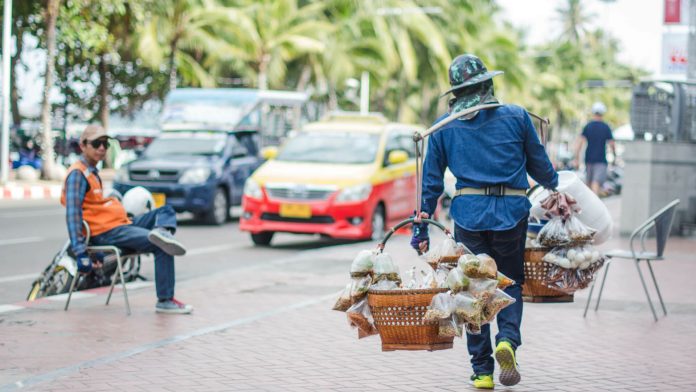 A view of a Pattaya road