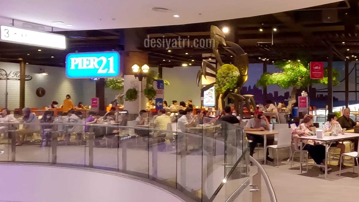 Dining Area at Pier 21 Food Court, Terminal 21, Pattaya