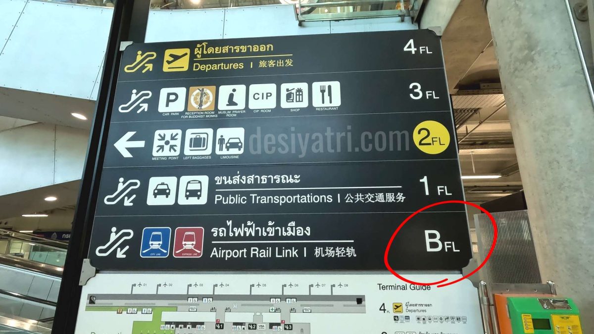 Bangkok Suvarnabhumi Airport Floor-wise Plan