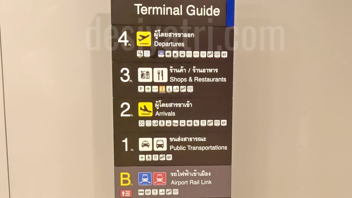 Bangkok Suvarnabhumi Airport Floor Plan