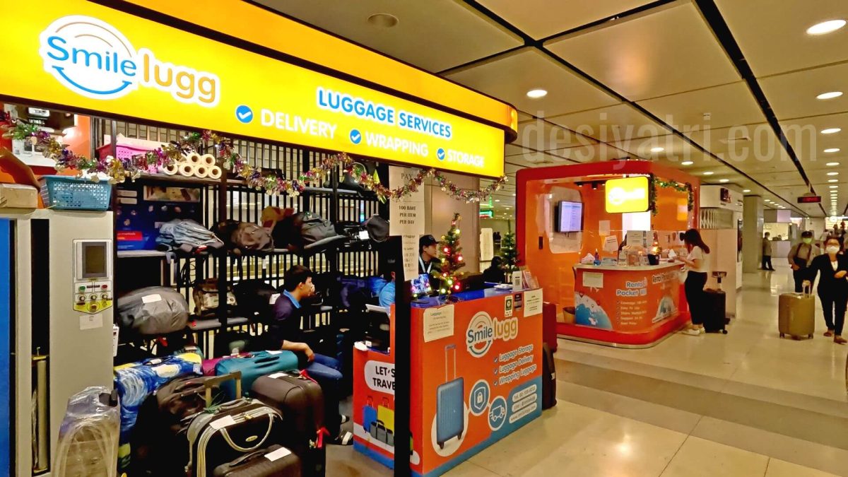 "Smile Lugg" Bag Storage at Bangkok Suvarnabhumi Airport