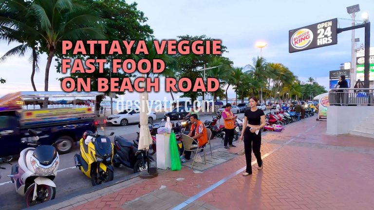 Vegetarian Fast Food Options On Pattaya Beach Road