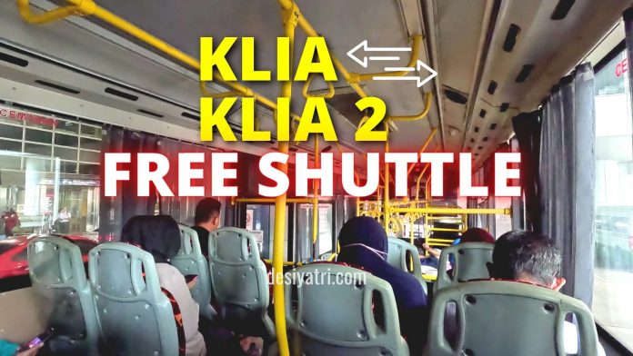 Free Shuttle Bus Between KLIA and KLIA2