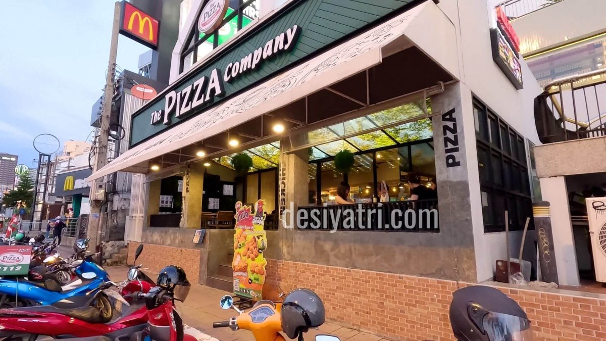 The Pizza Company Outlet on Beach Road in Pattaya