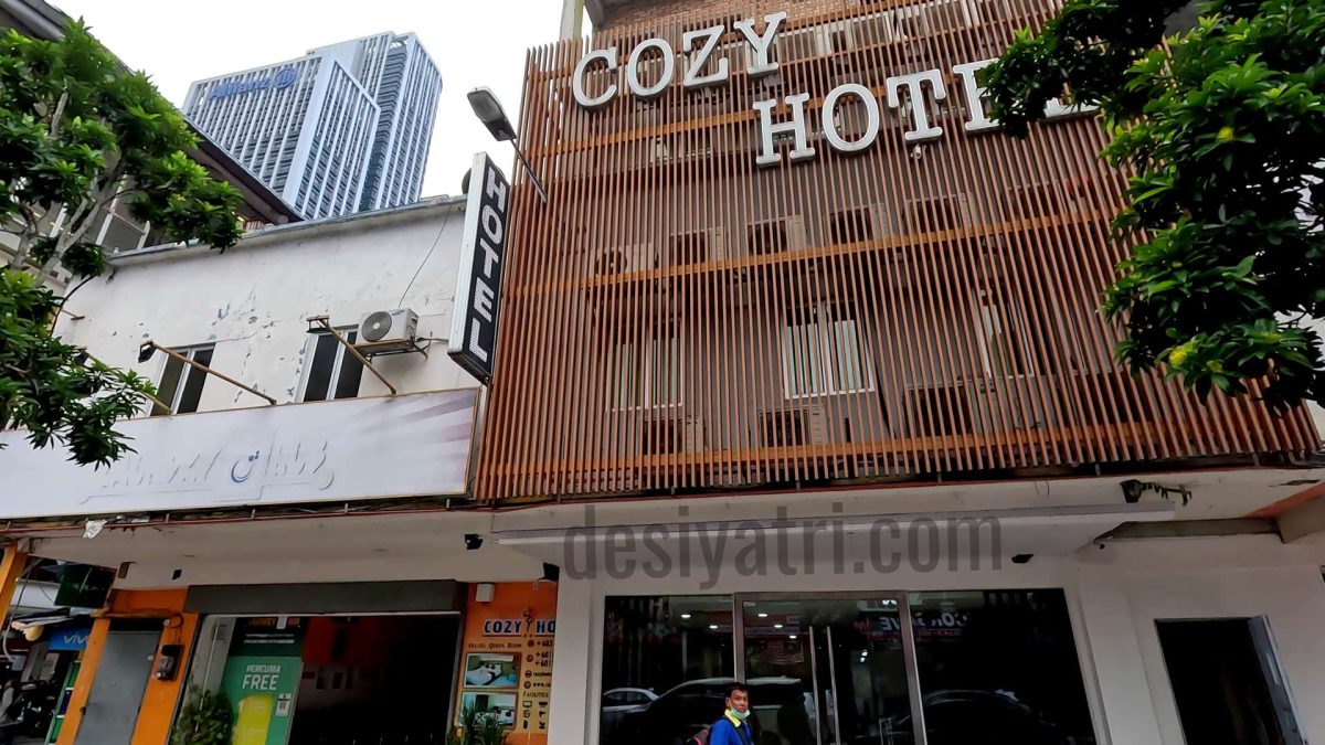 Hotel Cozy on Jalan Thambipillay, KL Sentral