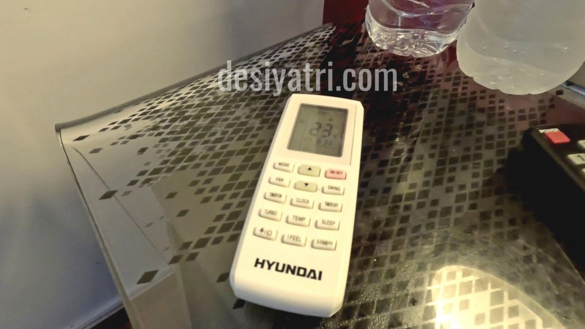 Remote for the AC in Red Planet Hotel, Patong, Phuket
